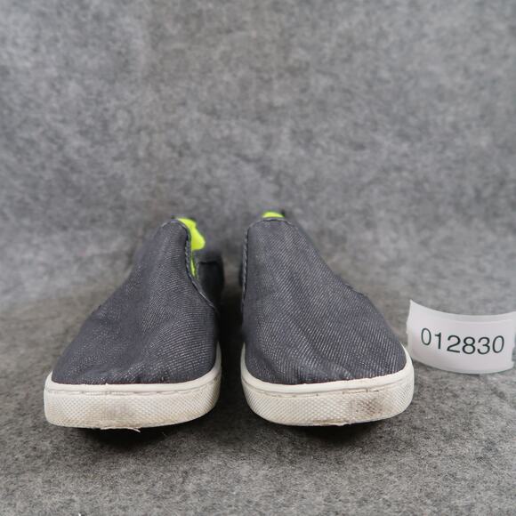 Casual Shoes Kids 1 Sneaker Slip On Trainer School Play Active Comfort Flat Gray - Picture 2 of 11